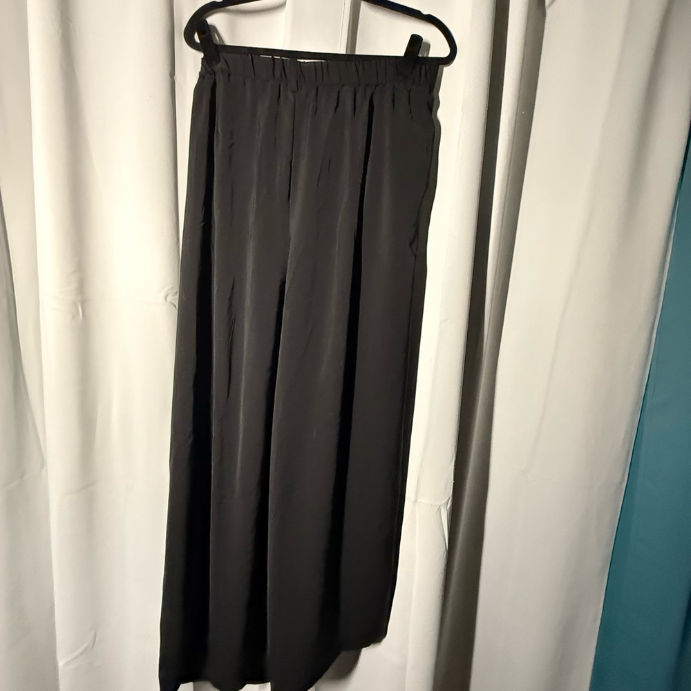 NWT Elegant Black Wide Leg Pants - Picture 4 of 5